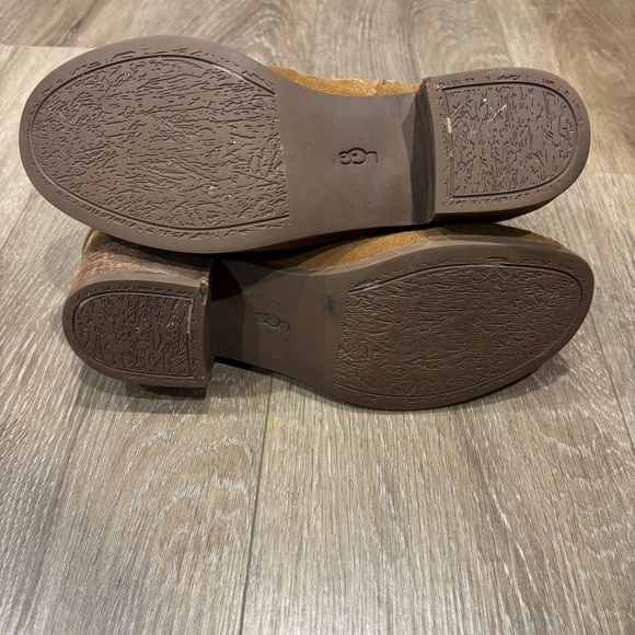 UGG Tan Suede Ankle Booties - Picture 7 of 7